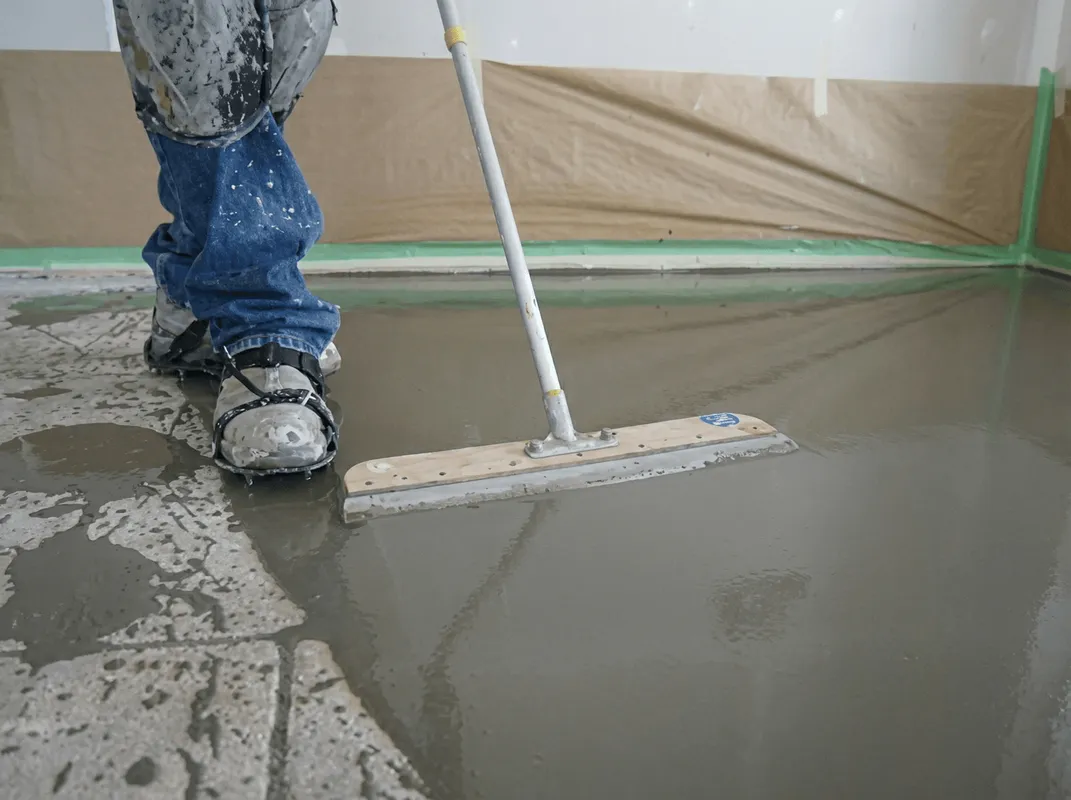 Uneven floor being professionally repaired in Lakeland, FL